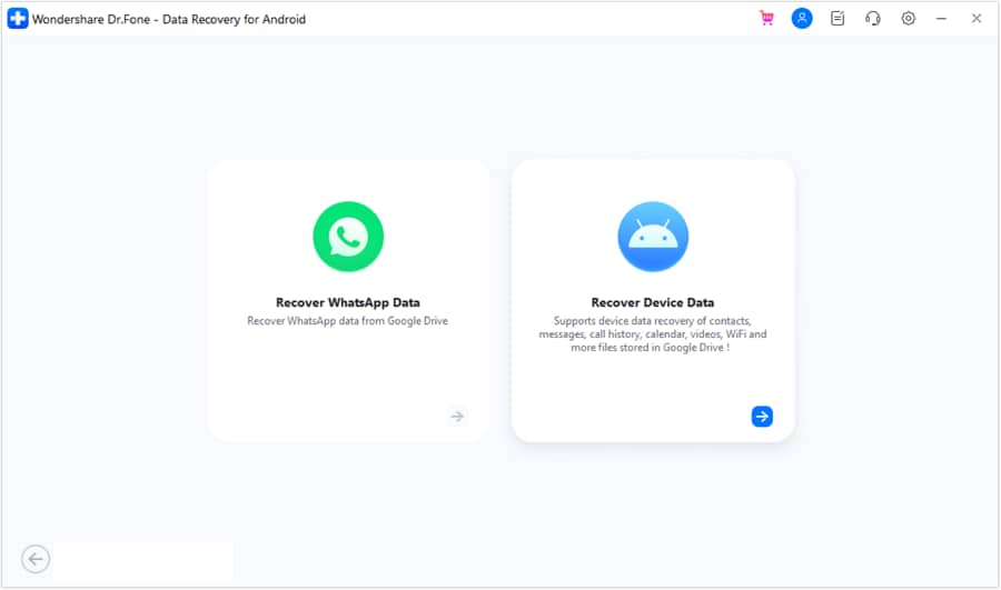 select recover android data