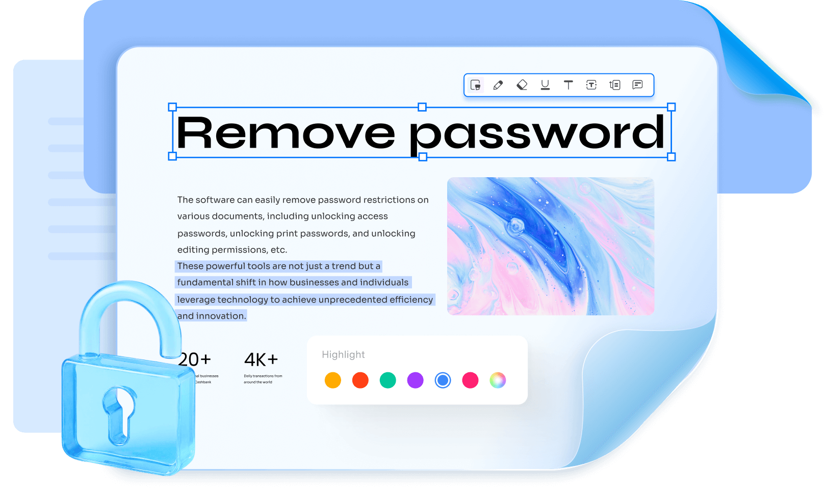 unlock word document without password