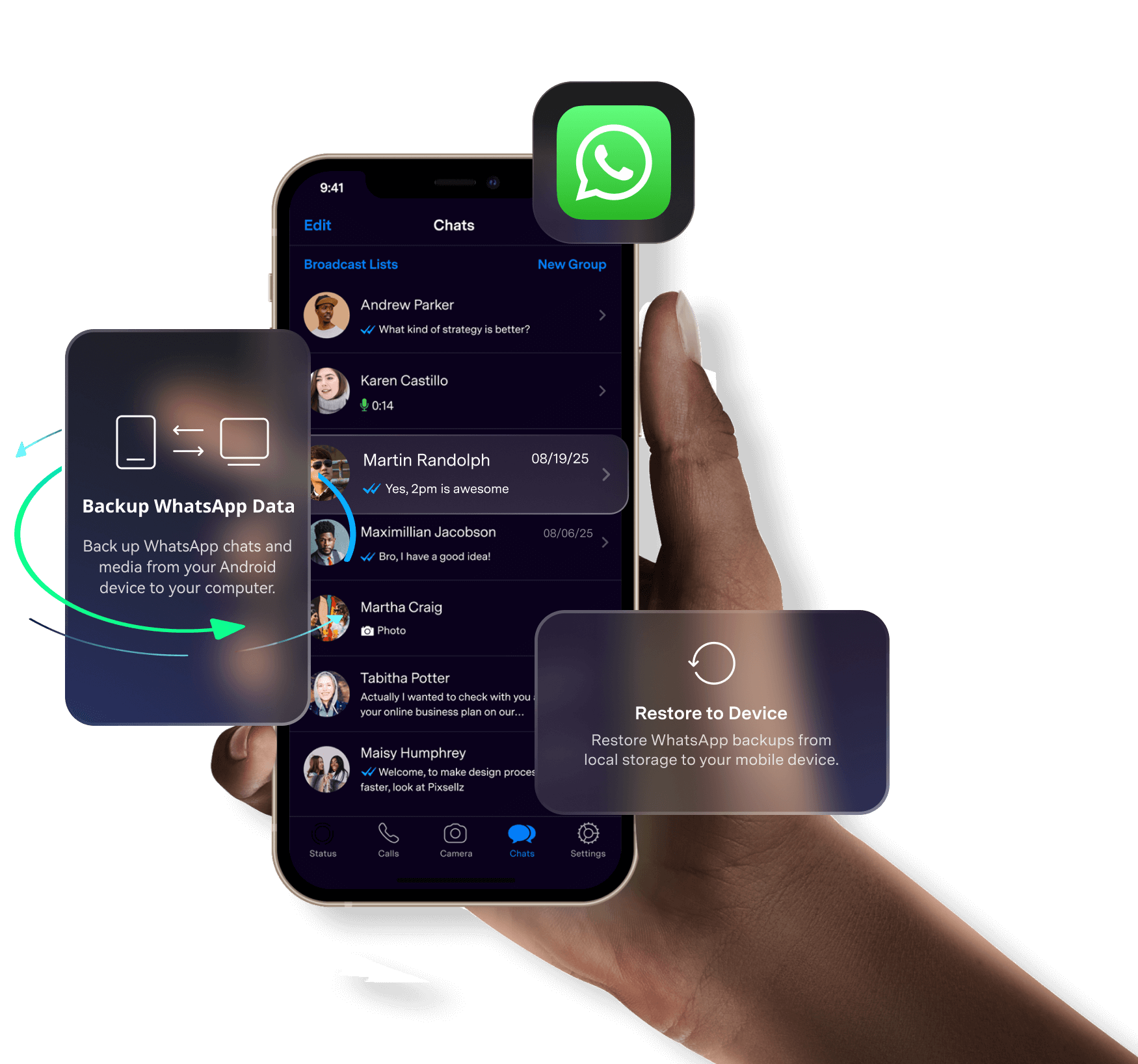 android whatsapp backup