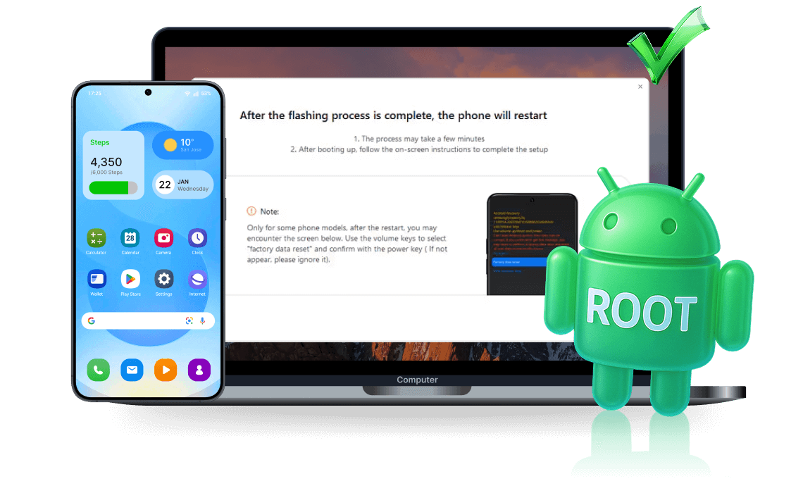one click root